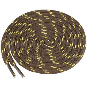 1 Pair Round Durable Outdoor Shoelaces Hiking Shoe Laces Coffee Yellow